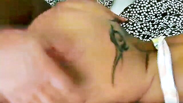 shaved, amateur, blowjob - tattooed blonde rides with passion