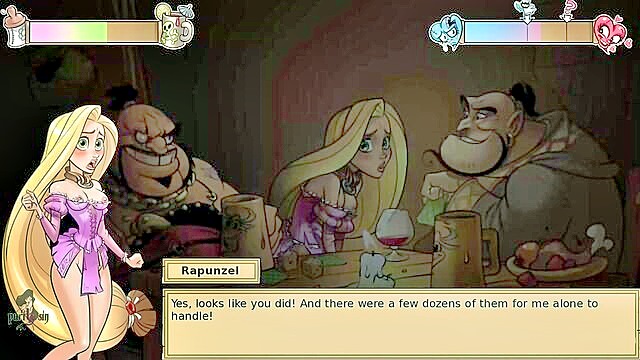 sex, cumshot, blonde - repunsel spitroast anime