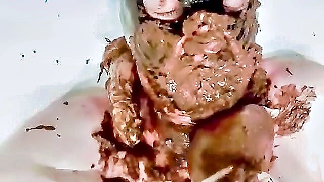 pushing, pushing shit, my throat - shoving shit down throat