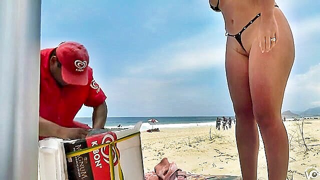 maid, bikini, juicy - beach spy bikini reveal