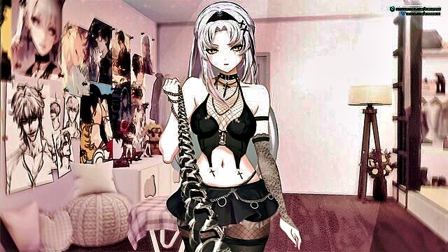 toru asakura (the idolmaster), intersex penetrating female, kujou nozomi (bleach) - goth roommate vtuber hentai