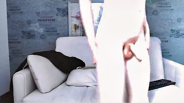 cum shots, solo, amature - white couch chaturbate show
