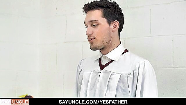 priest, catholic boys, altar boys - love trans sex cumshot