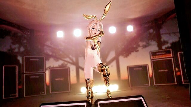 intense, nurse joy, tail plug - mmd shy police scene
