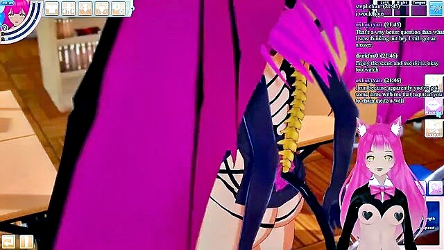 creampie, cum, blowjob - vtuber neko blowjob