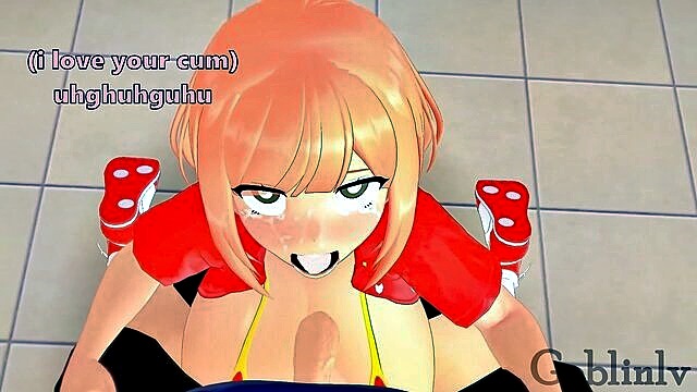 male on female, princess leona (dragon quest), huge balls - deepthroat blowjob compilation sakuraleaf