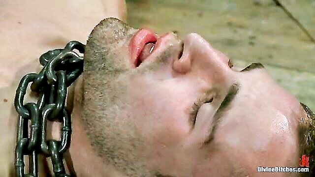 caning, domination, cock torture - sexy blake pegging isis love