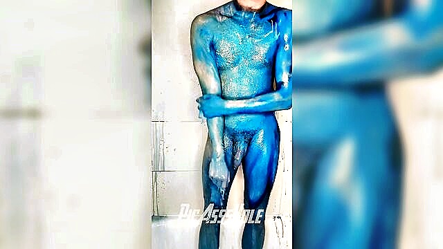 PICASSSHOLE - bod painter douche art