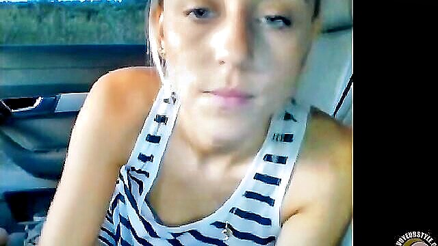 cam, show, car - blonde cam show car