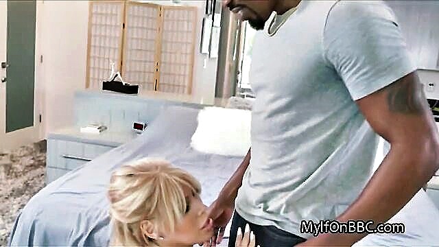 bbc, milf, interracial - casting director bounces on bbc