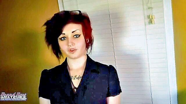 brunette, brandnewamateurs, lingerie - alternative hottie marci vibrated orgasm