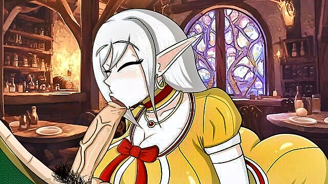 fellatio from feral, vermeil (kinsou no vermeil), bridget (guilty gear) - resident evil annette birkin