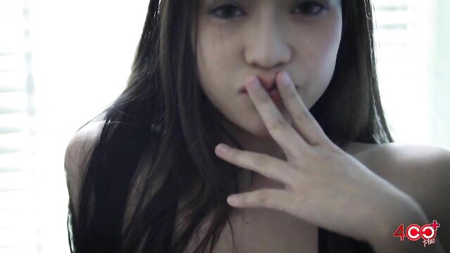 Baitong - thai girl with big boobs gets naughty in a hot video