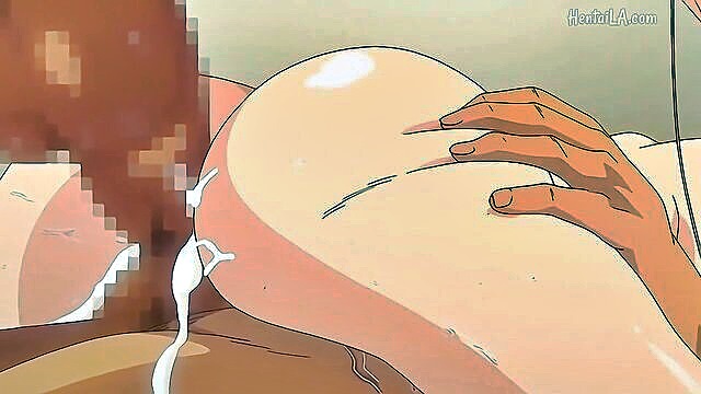 big tits, blowjob, bukkake - kinky hentai crazy ass