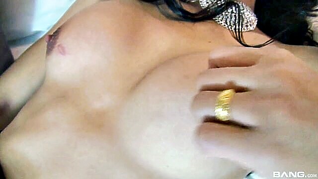 asian, makeup, solo - long hair shemale toy play