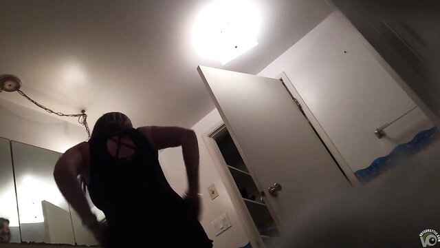 clothes, mate, sister - hidden camera down blouse
