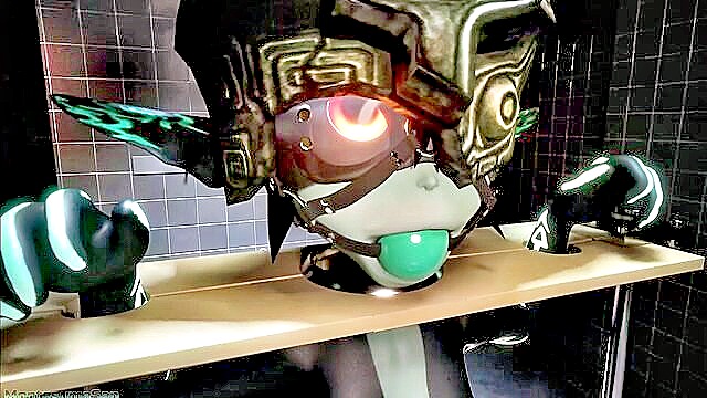 shaking legs, beige fur, dr. flugslys (villainous) - montesumasan milking midna