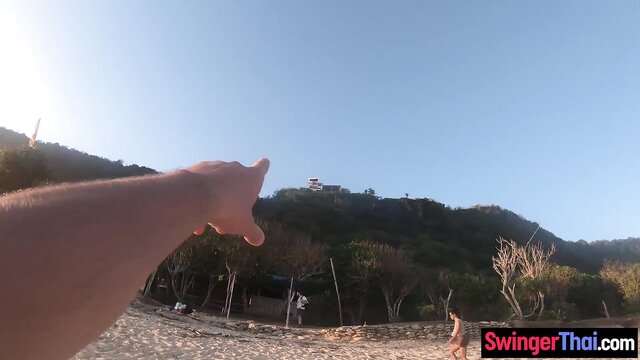 asian, thai, amateur - thai girl big ass beach