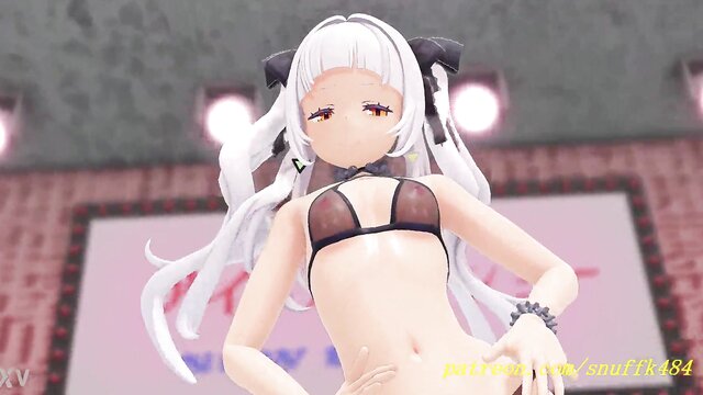 dance, mmd, hentai - amora orgasm denial