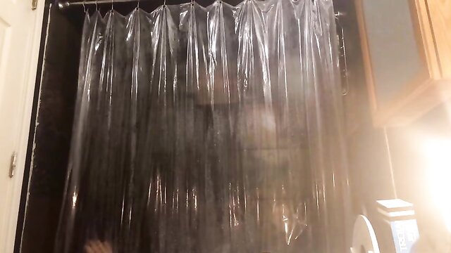 solo, amature, cum shots - shower sex after beating