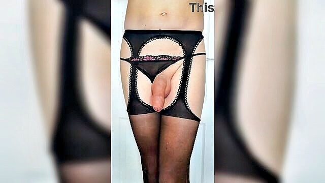 crossdresser, transsexuals, close-ups - misr4 nylons close up