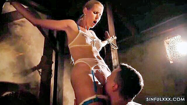 cumshot, blonde, fetish - sinfulxxx bound