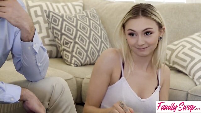 blowjob, creampie, blonde - cory chase stepmom sex