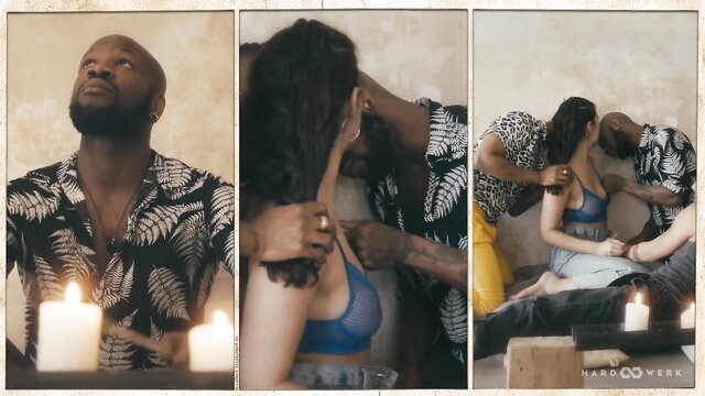 Romeo, Luna Silver - hairy pussy fucked hard