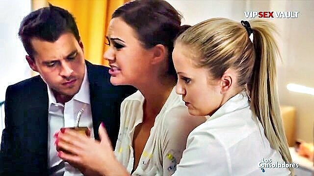 blonde, brunette, babes - tina kay saves the day