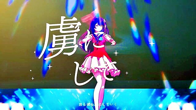 barn, jane doe (zenless zone zero), juno (overwatch) - hoshino ai idol dance