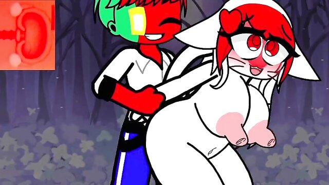 bigboobs, bigass, gacha - forest sex weird physics