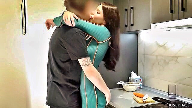 Honey Haze - sizzling hot sex in the kitchen interrupts dinner prep