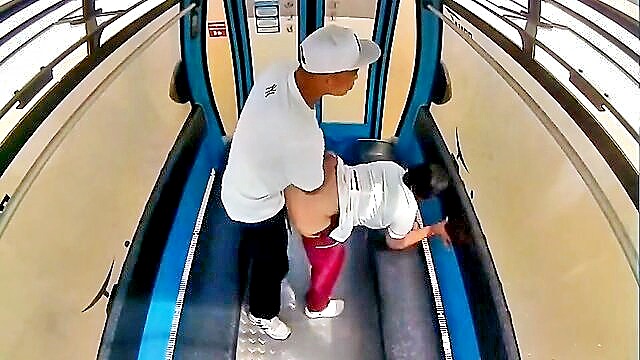 xxx, car sex, sex video - couple sex on cable car