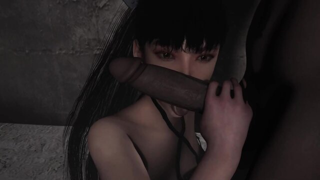 3girls, 2monsters, oerba yun fang (final fantasy) - eve stellar blade blowjob