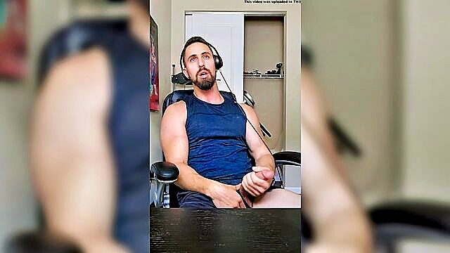 masturbation, cum, gay - cum on the table