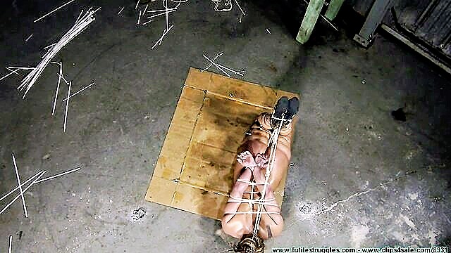 pain, futile struggles, bondage - adara bondage part 4
