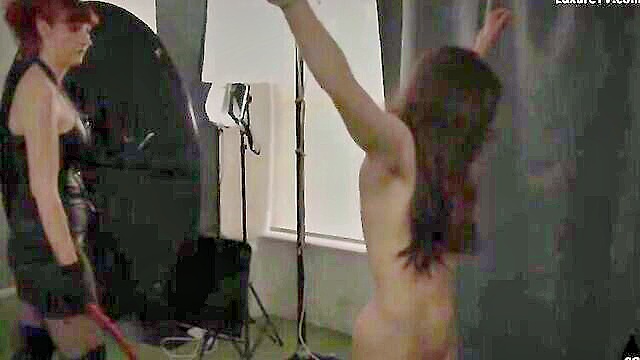 bondage, whipping, unknown - lesbian femdom bondage