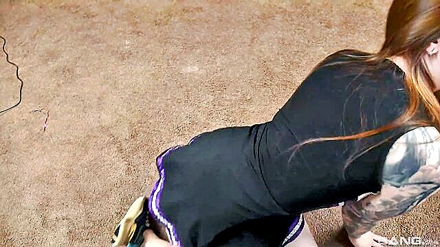 amateur, pov, blowjob - cheerleader alison bloom ts fuck