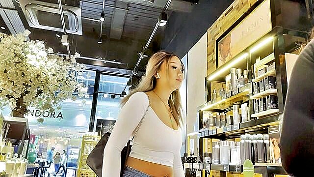 asian, creepshot, candid - candid busty creepshot