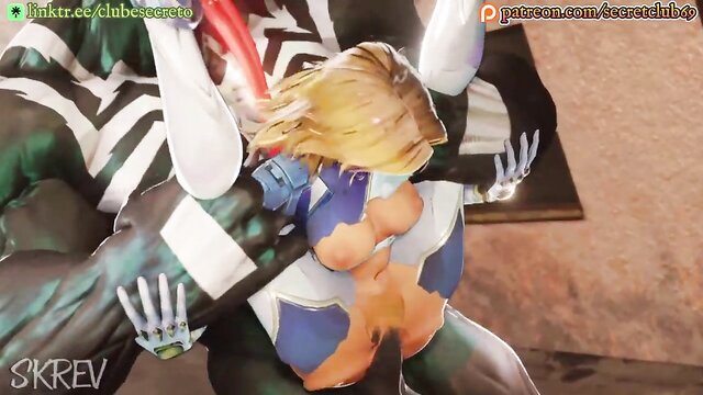 Big Ass, Doggystyle, cowgirl - marvel hentai action
