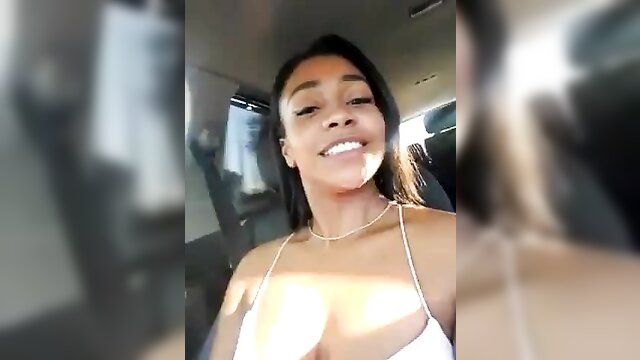 amateur, cute girl, creampie - cute girl moans with pleasure during creampie in doggy style position