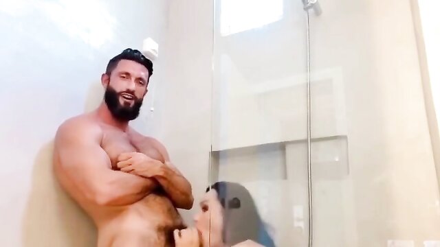 guy fucks shemale, face fuck, deepthroat - rough face fuck tranny