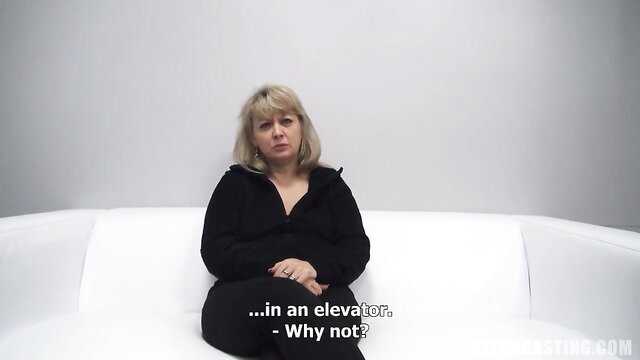 blonde, casting, big ass - free czech casting porn