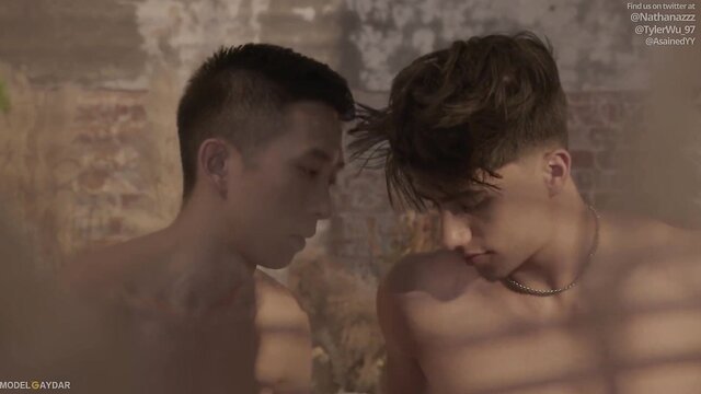 Nathan Luna, Tyler Wu - hot latino jock nathan bangs tyler