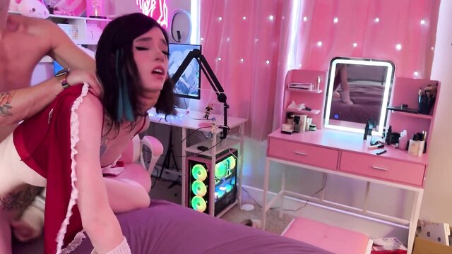 transgender, goth, femboy - trans ass christmas fuck