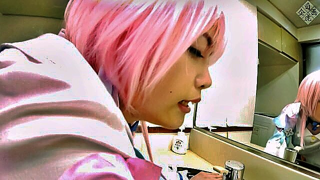 asian, babe, behind the scene (bts) - honor star rail cosplay big tits