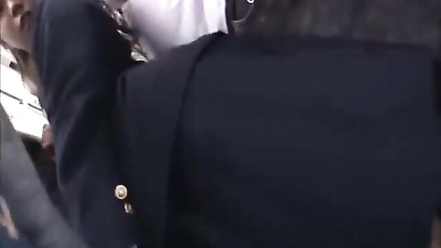 Honey - college uniform sex in bus