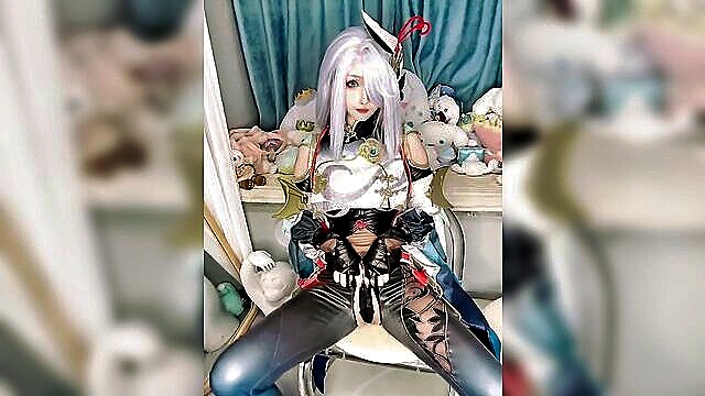 genshin impact, cosplay, compilation - mikomi hokina cosplay comp