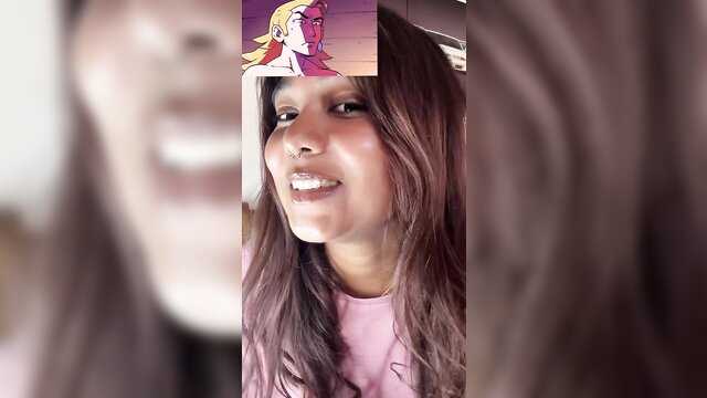 hentai reaction, indian, petite - petite indian reacts to lithica