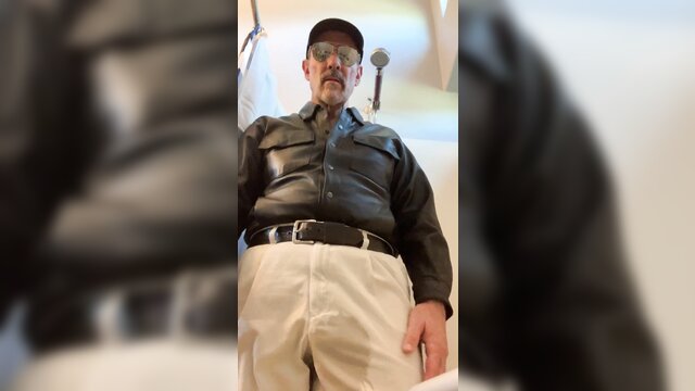 humiliation, leather, piss - piss my pants video 8